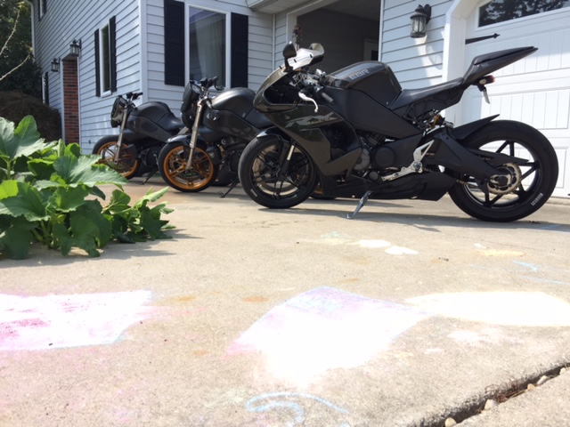 1998 Yamaha YZF600R (Project)
2001 H-D Ultra Classic
2004 Buell XB12S
2005 Buell XB12Scg
2014 EBR 1190RX